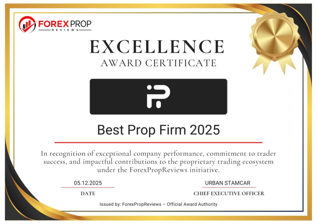 Funding Pips Adds "Best Prop Firm 2025" Trophy to Achievements