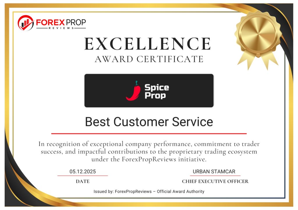 SpiceProp Receives Top Award for Customer Support